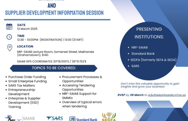 Enterprise and Supplier Development Information Session