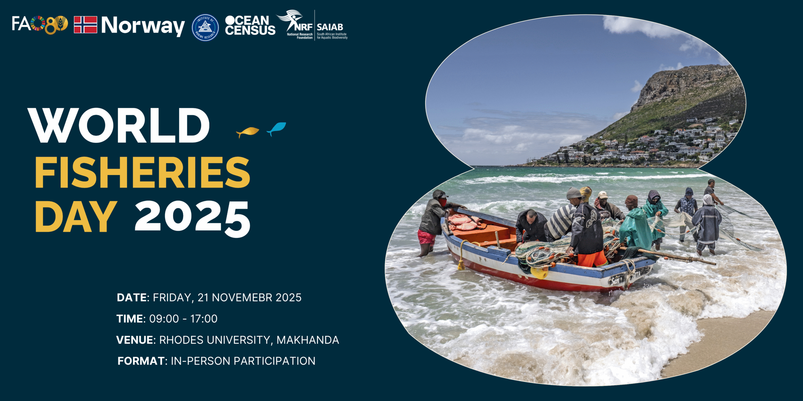 EAF-Nansen Programme of Norway/FAO and NRF-SAIAB’s World Fisheries Day Celebration 2025 at Rhodes University, Makhanda